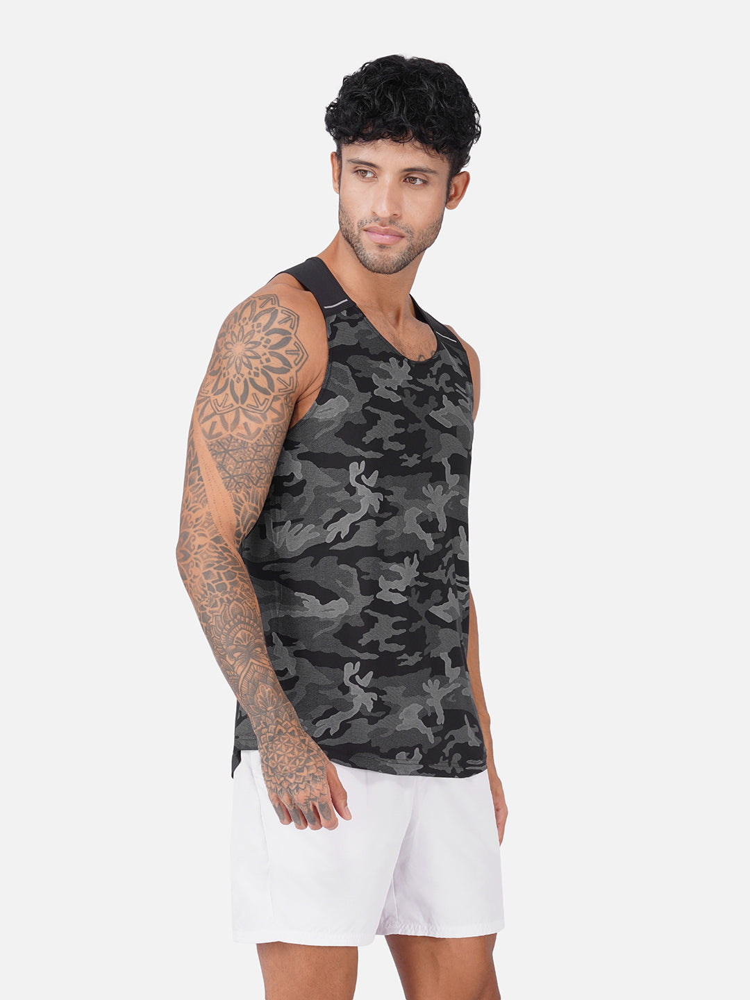 Camo Black Men Vest