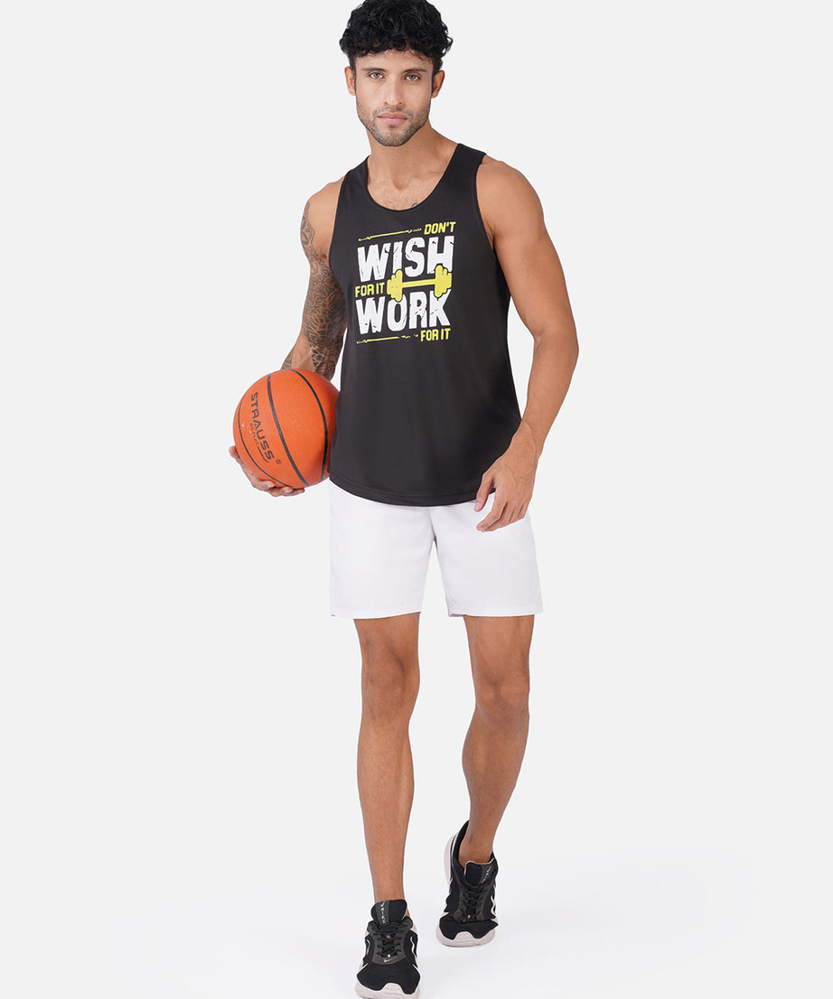 Wish Work Black Men Vest