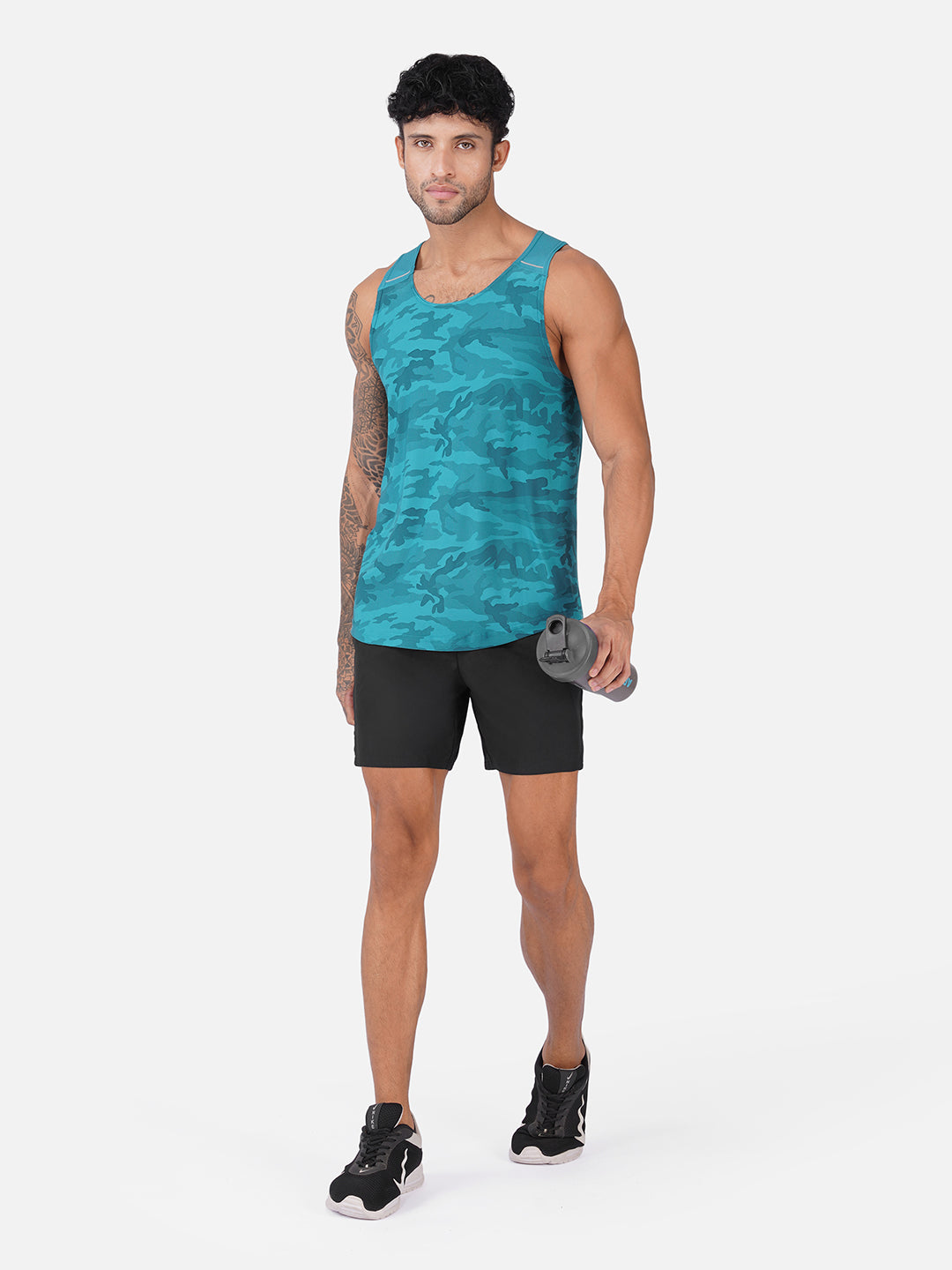 Camo Airforce Blue Men Vest