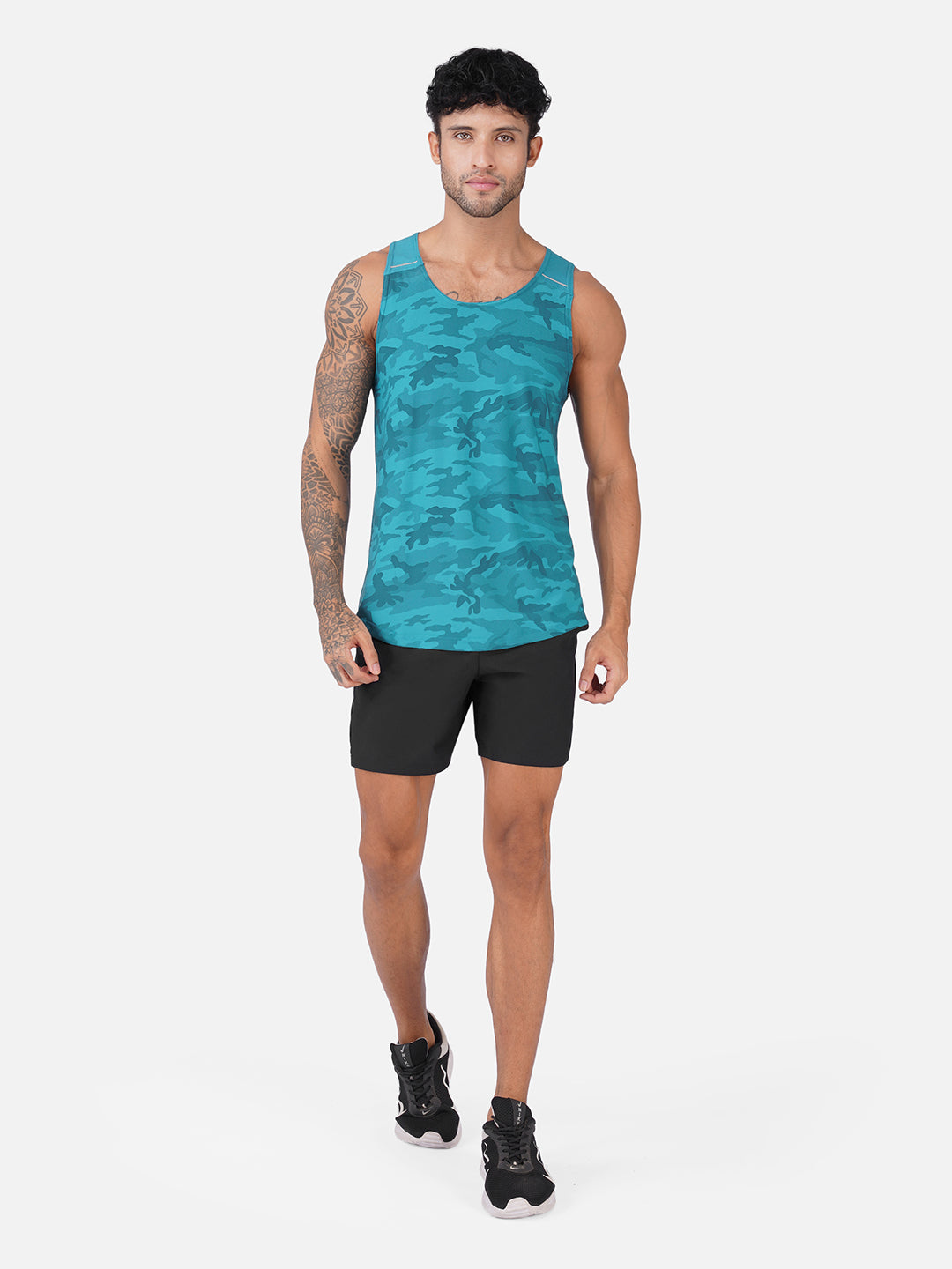 Camo Airforce Blue Men Vest