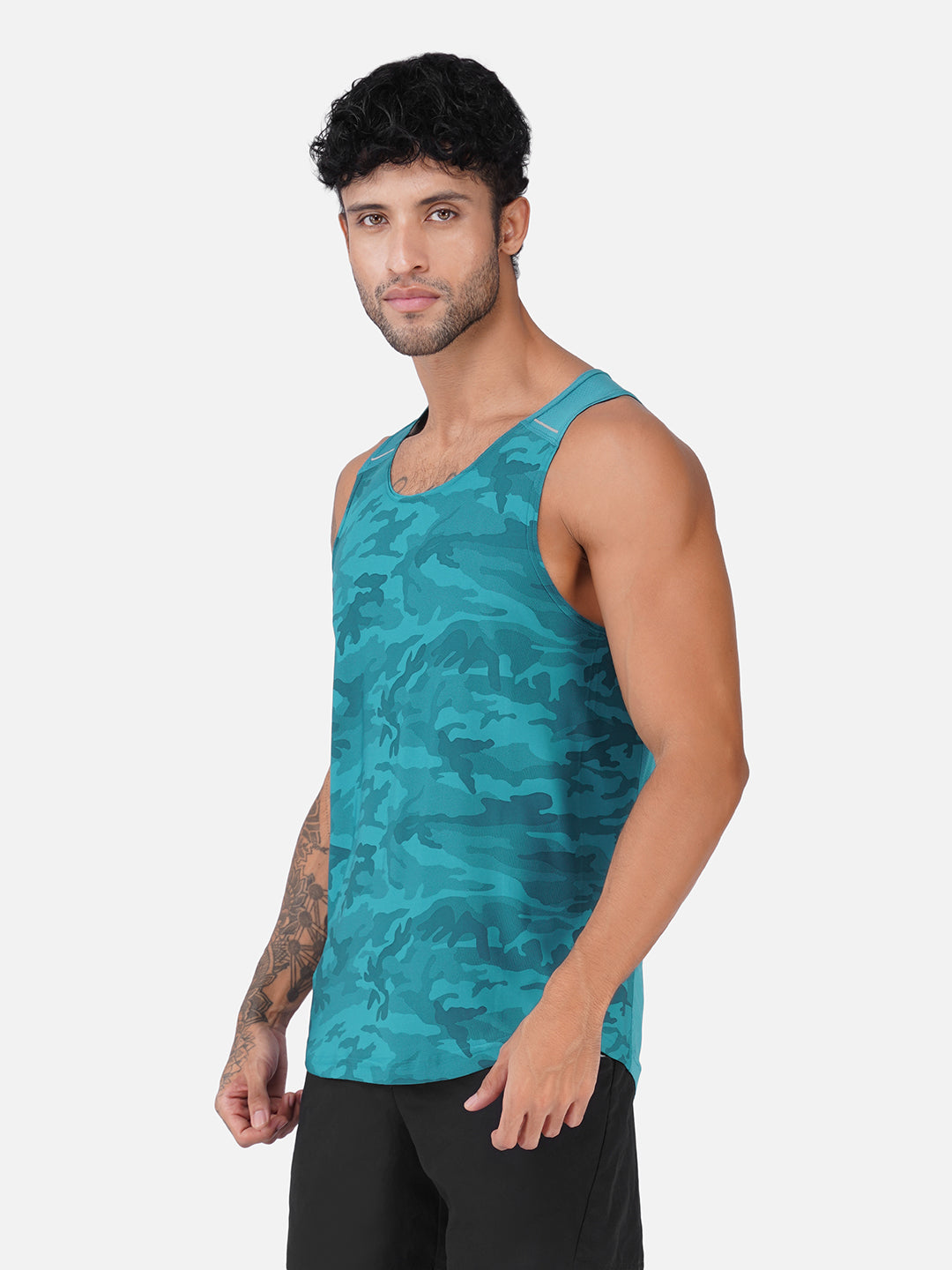 Camo Airforce Blue Men Vest