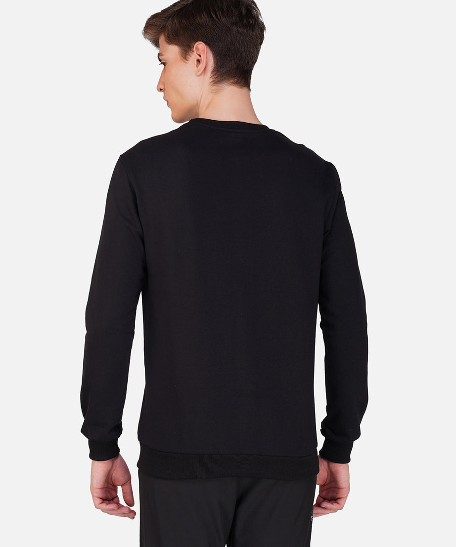 Fleece Horse Black Sweatshirt RWM9013