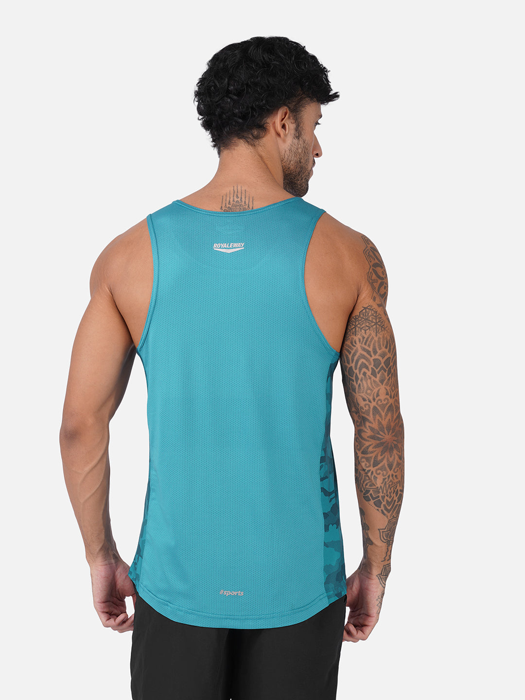 Camo Airforce Blue Men Vest