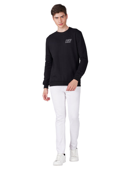 Fleece Black Sweatshirt RWM9011