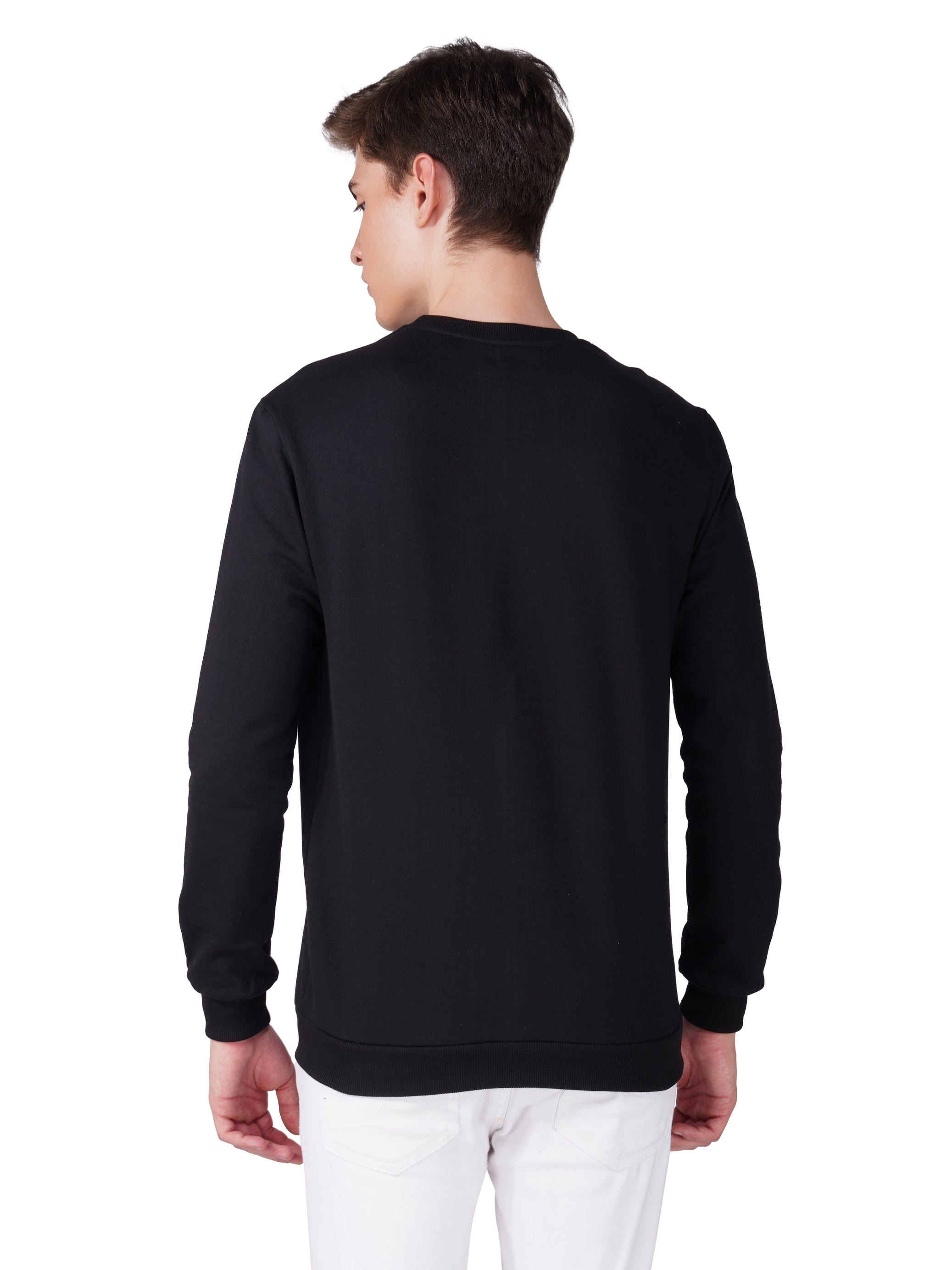 Fleece Black Sweatshirt RWM9011