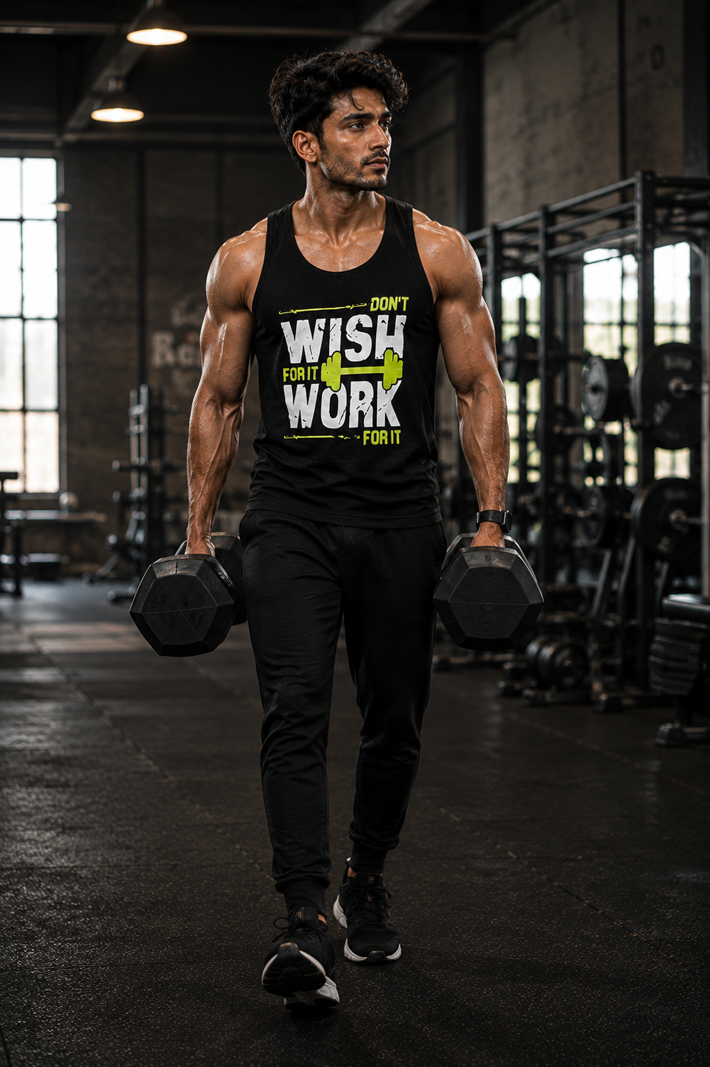 Wish Work Black Men Vest