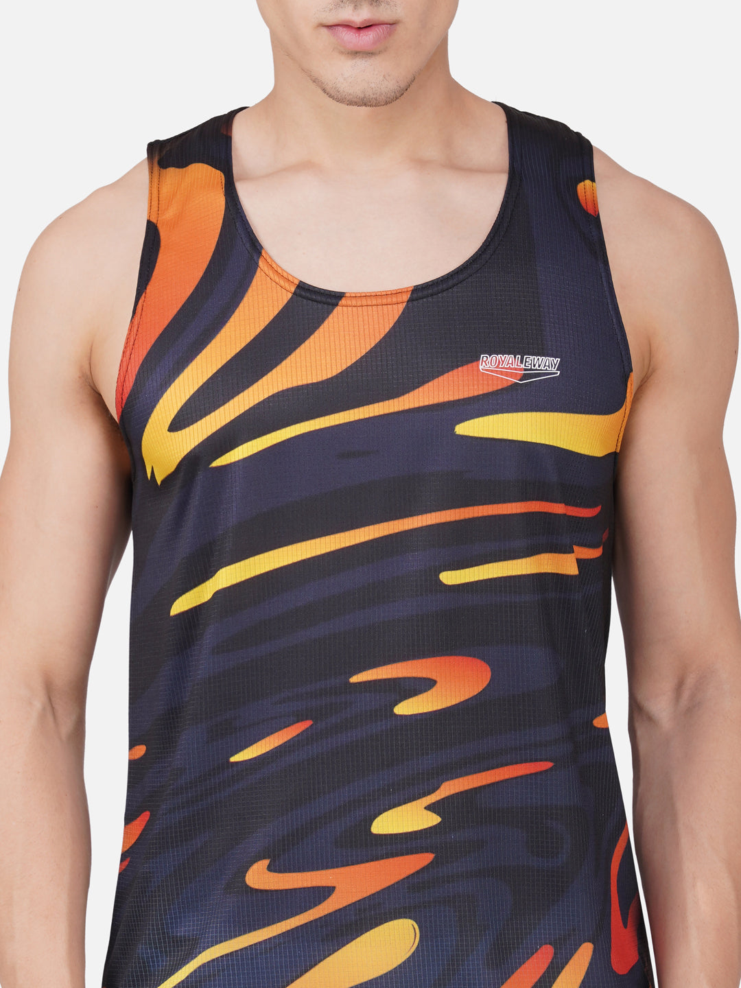 DriCHEX Neon Orange & Black Vest for Men