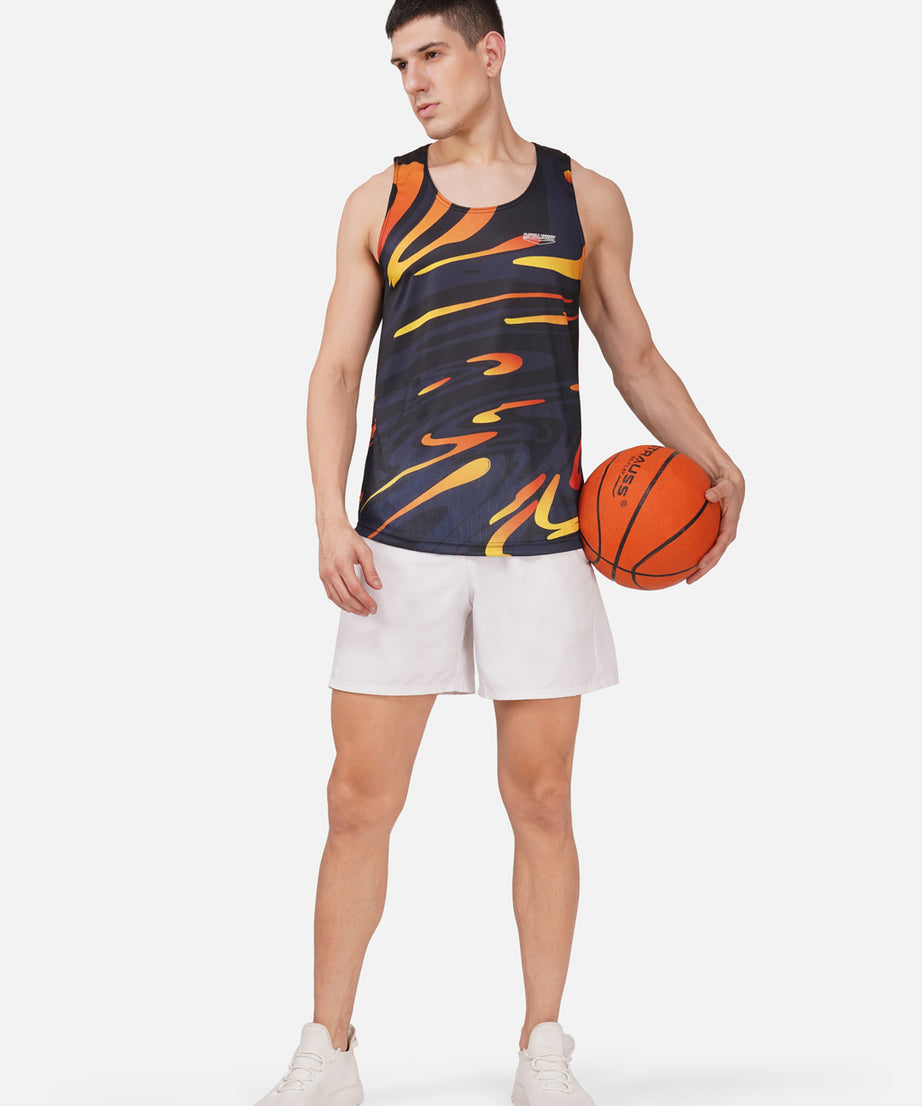 DriCHEX Neon Orange & Black Vest for Men