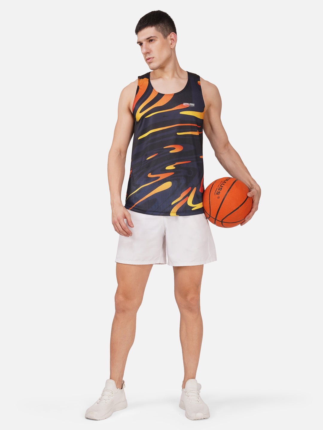 DriCHEX Neon Orange & Black Vest for Men