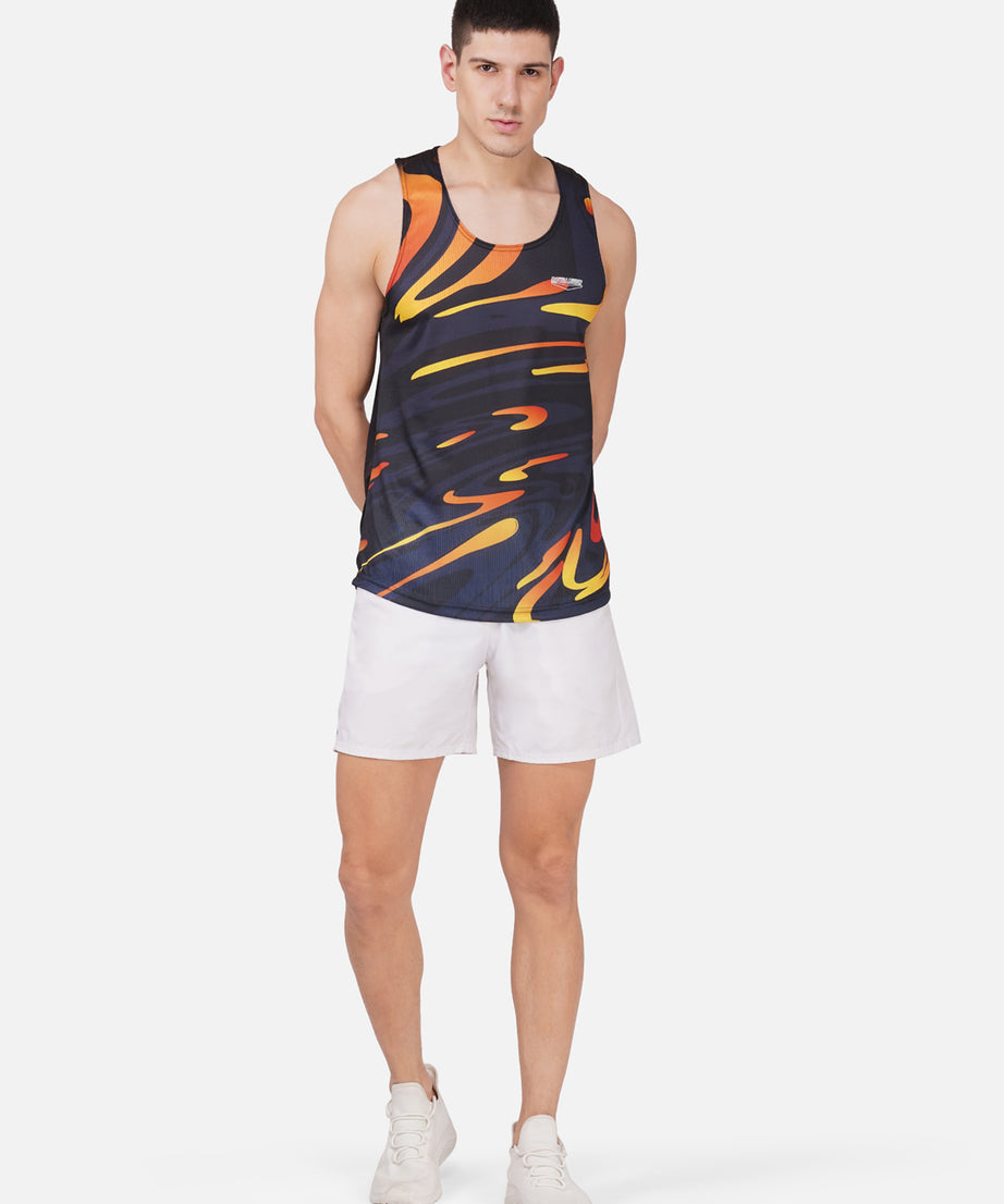 DriCHEX Neon Orange & Black Vest for Men
