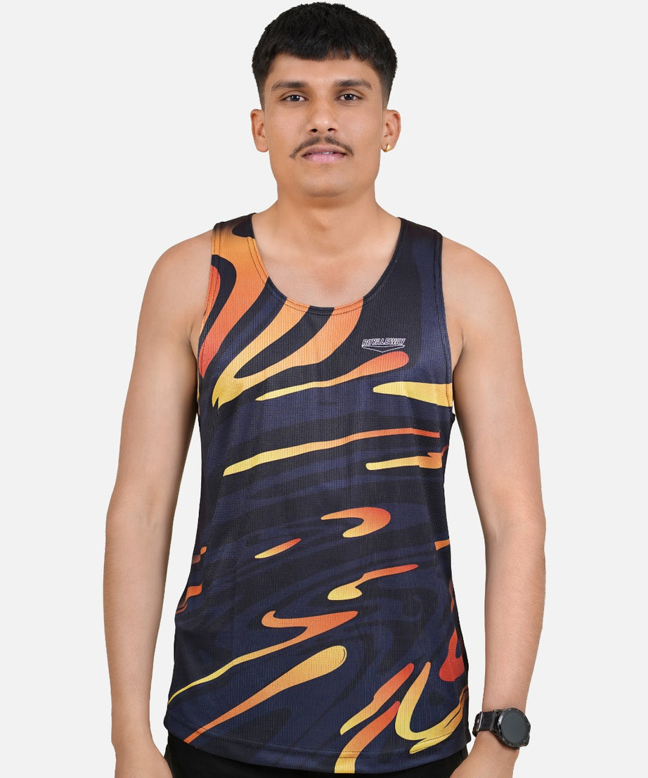 DriCHEX Neon Orange & Black Vest for Men