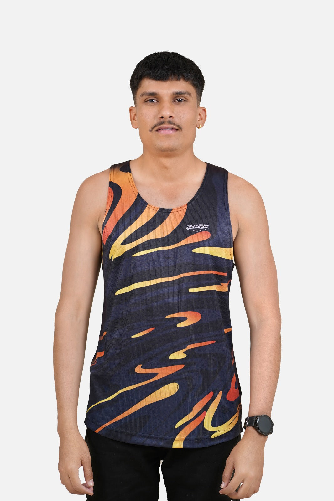 DriCHEX Neon Orange & Black Vest for Men