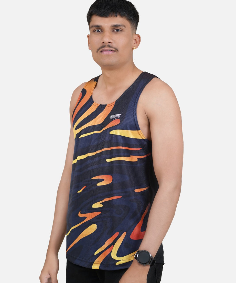 DriCHEX Neon Orange & Black Vest for Men