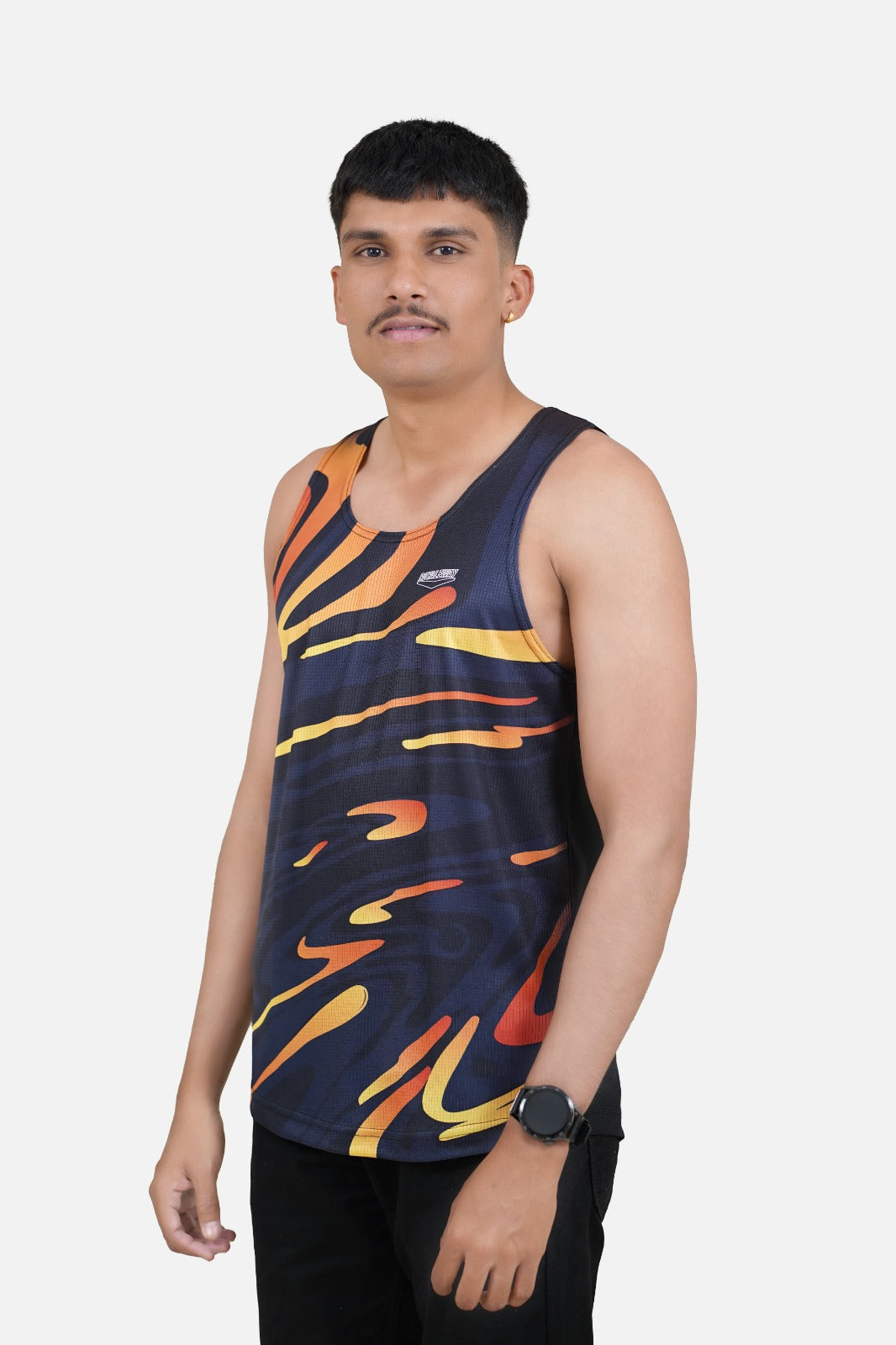 DriCHEX Neon Orange & Black Vest for Men