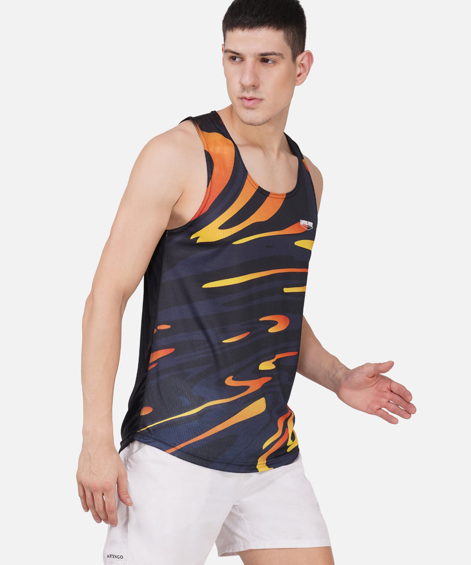 DriCHEX Neon Orange & Black Vest for Men