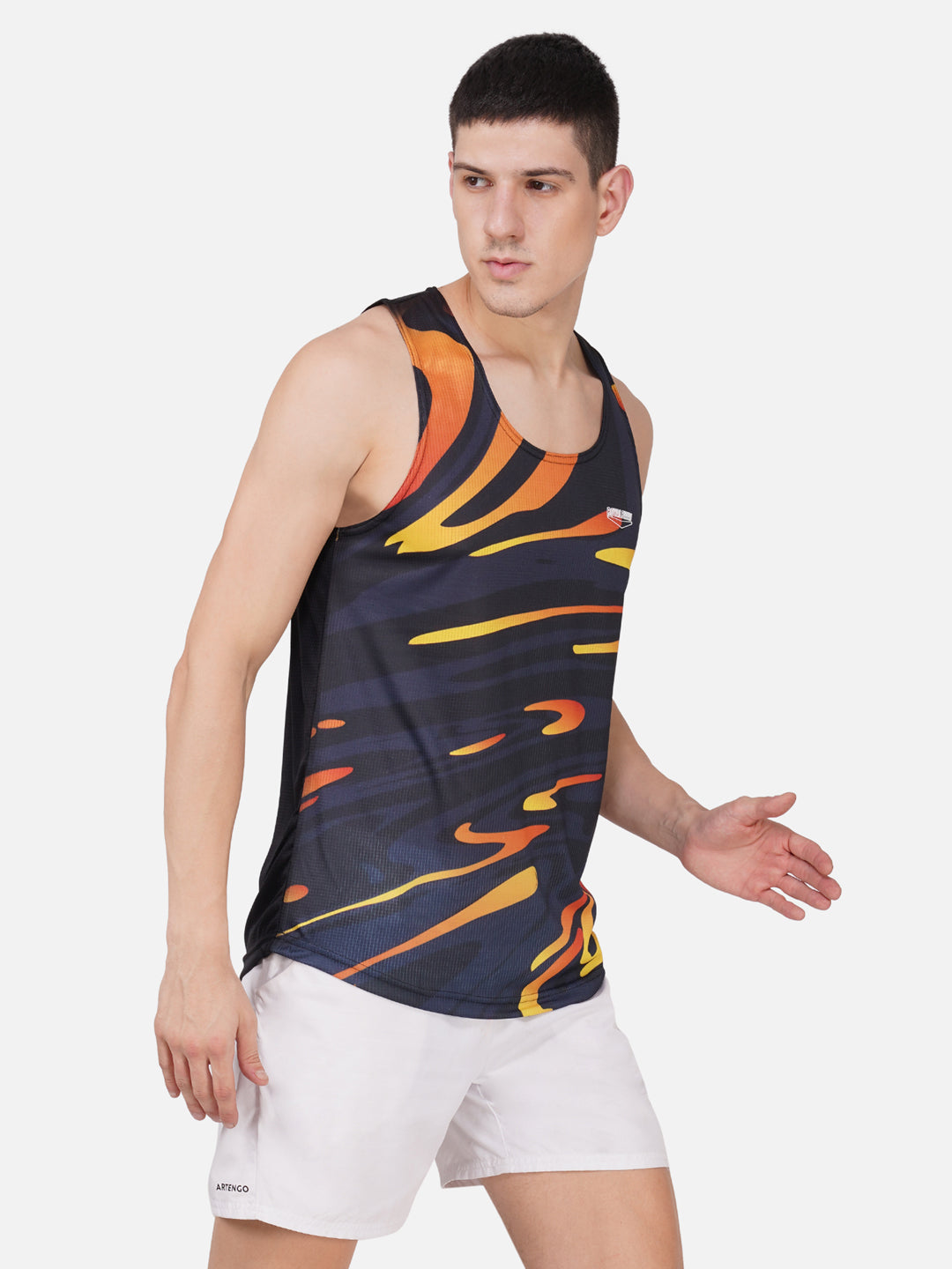 DriCHEX Neon Orange & Black Vest for Men