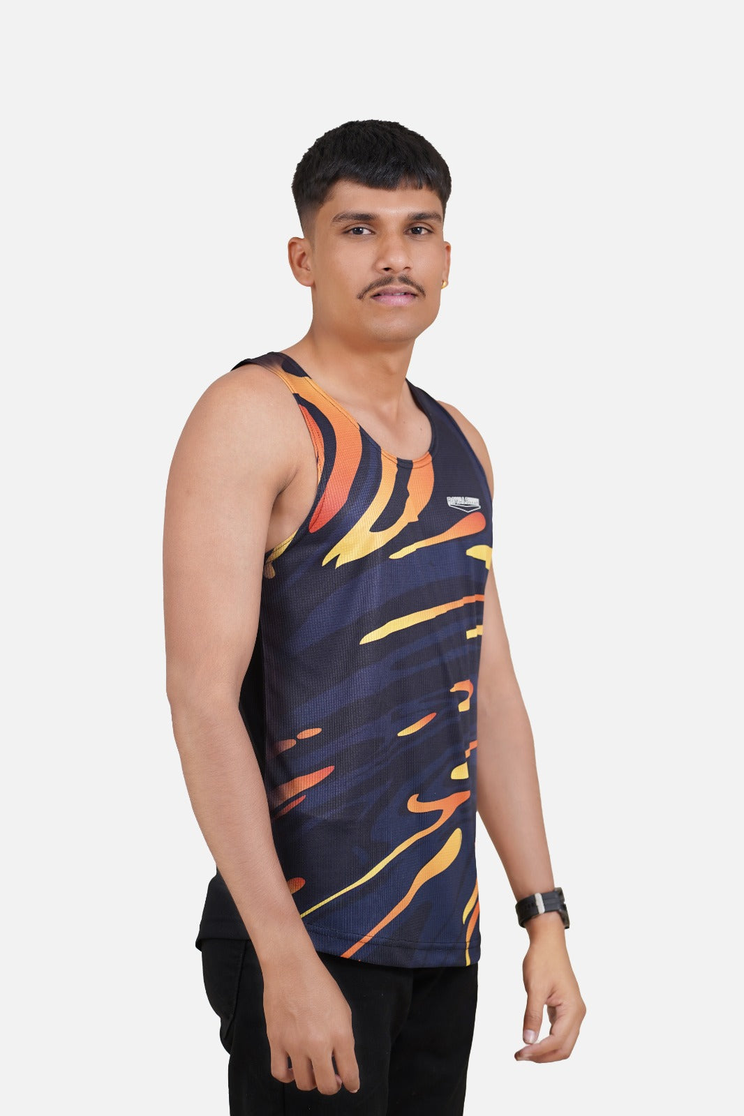 DriCHEX Neon Orange & Black Vest for Men