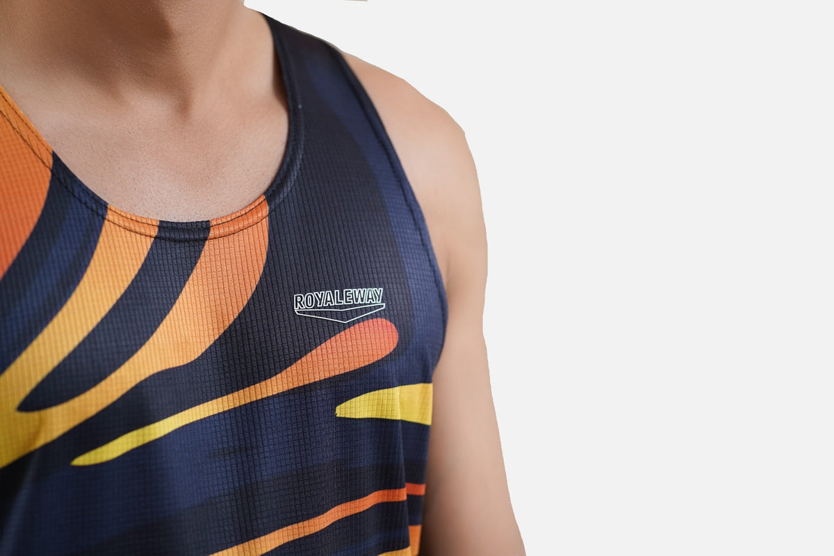 DriCHEX Neon Orange & Black Vest for Men