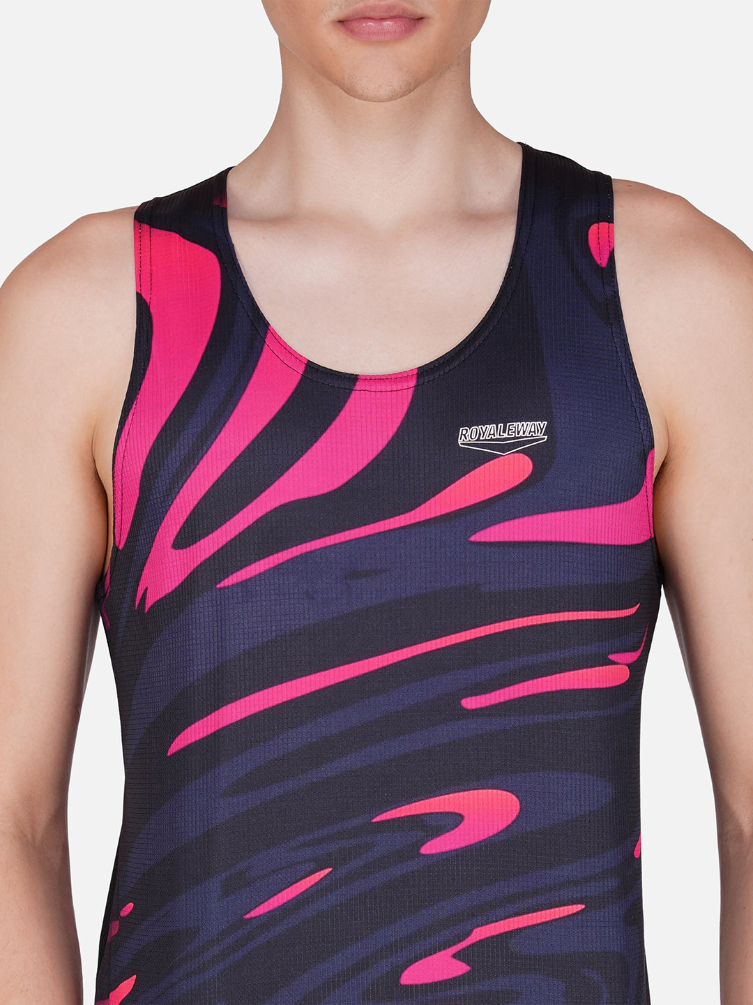 DriCHEX Neon Pink & Black Vest for Men RWM4032 DriCHEX Vest - royaleway.com