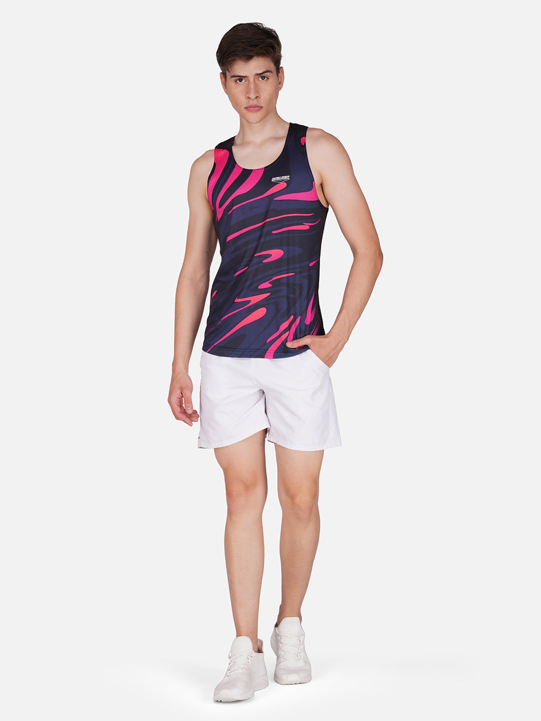 DriCHEX Neon Pink & Black Vest for Men RWM4032 DriCHEX Vest - royaleway.com