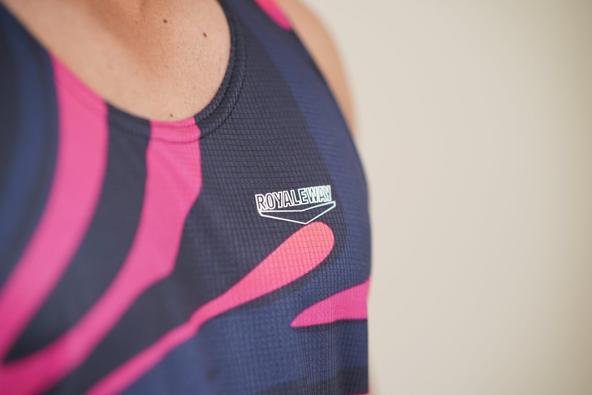 DriCHEX Neon Pink & Black Vest for Men RWM4032 DriCHEX Vest - royaleway.com