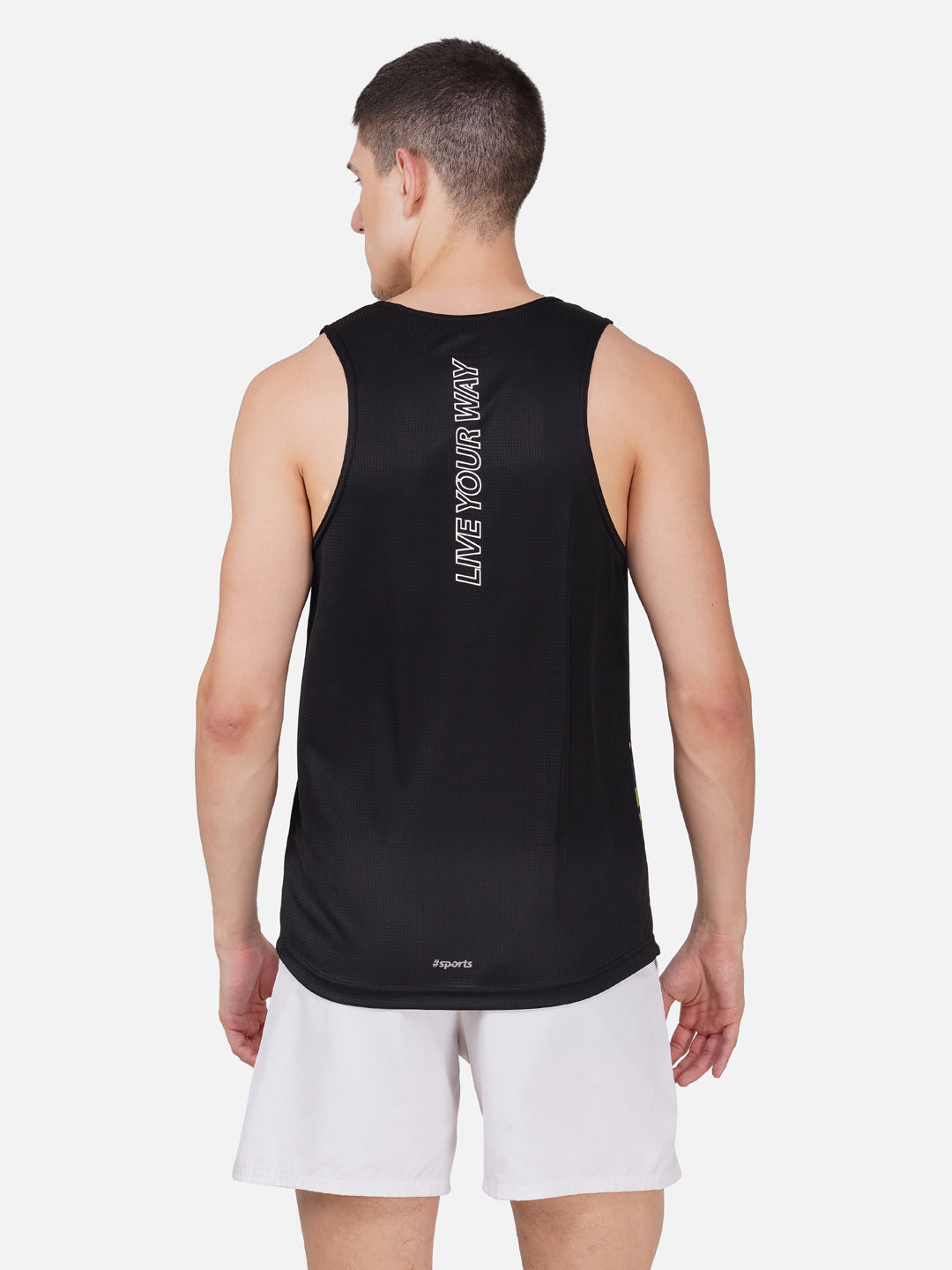 DriCHEX Neon Yellow & Black Vest for Men