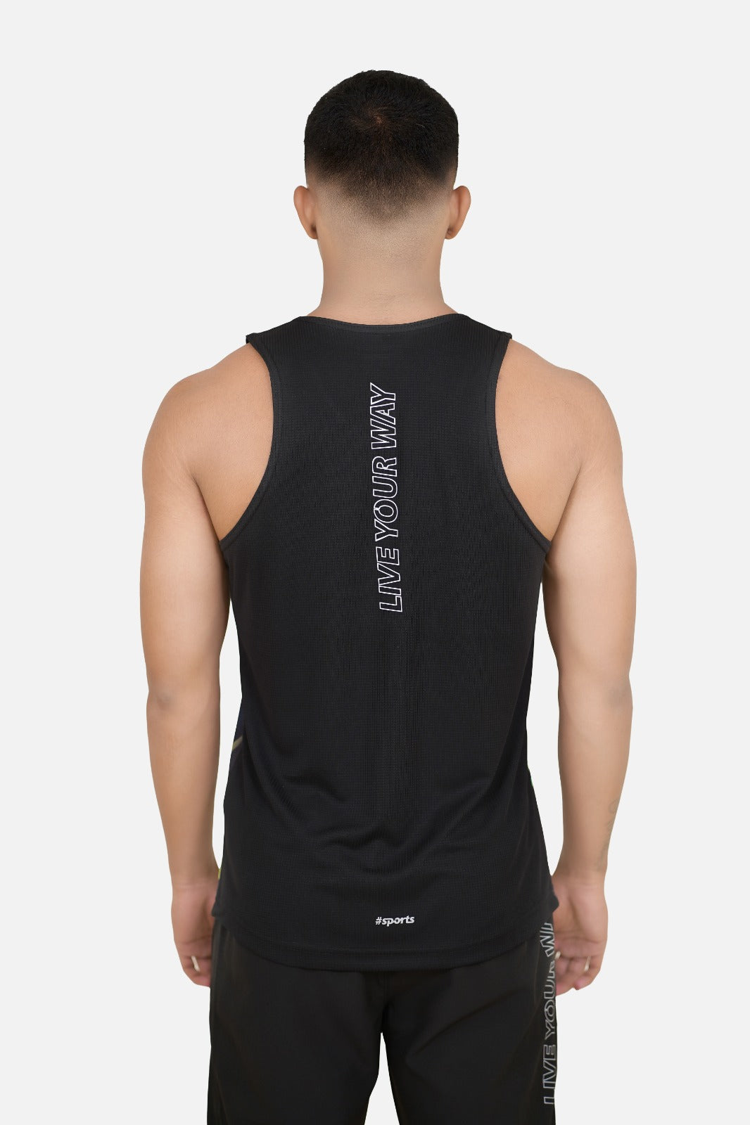 DriCHEX Neon Yellow & Black Vest for Men