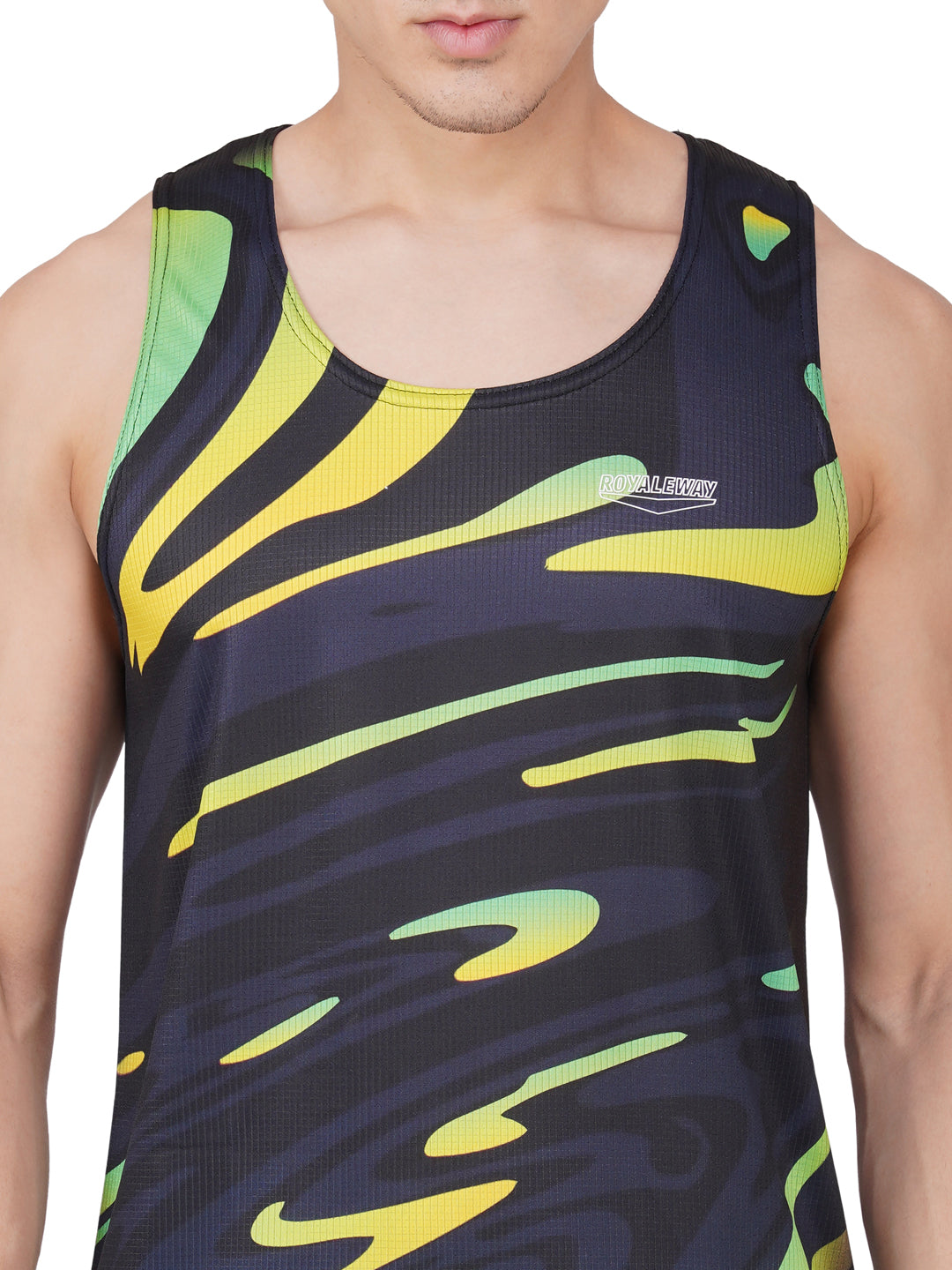 DriCHEX Neon Yellow & Black Vest for Men