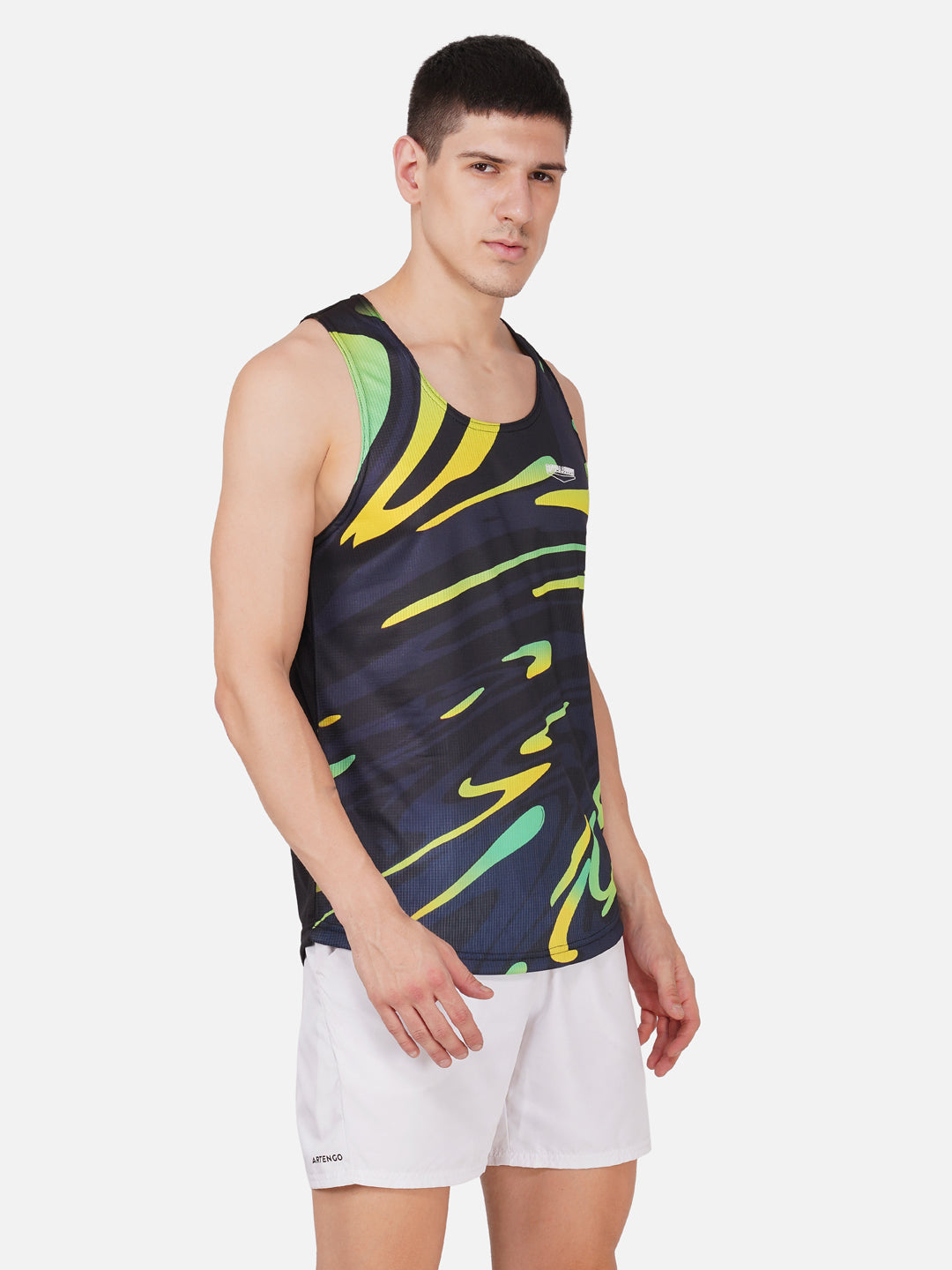 DriCHEX Neon Yellow & Black Vest for Men