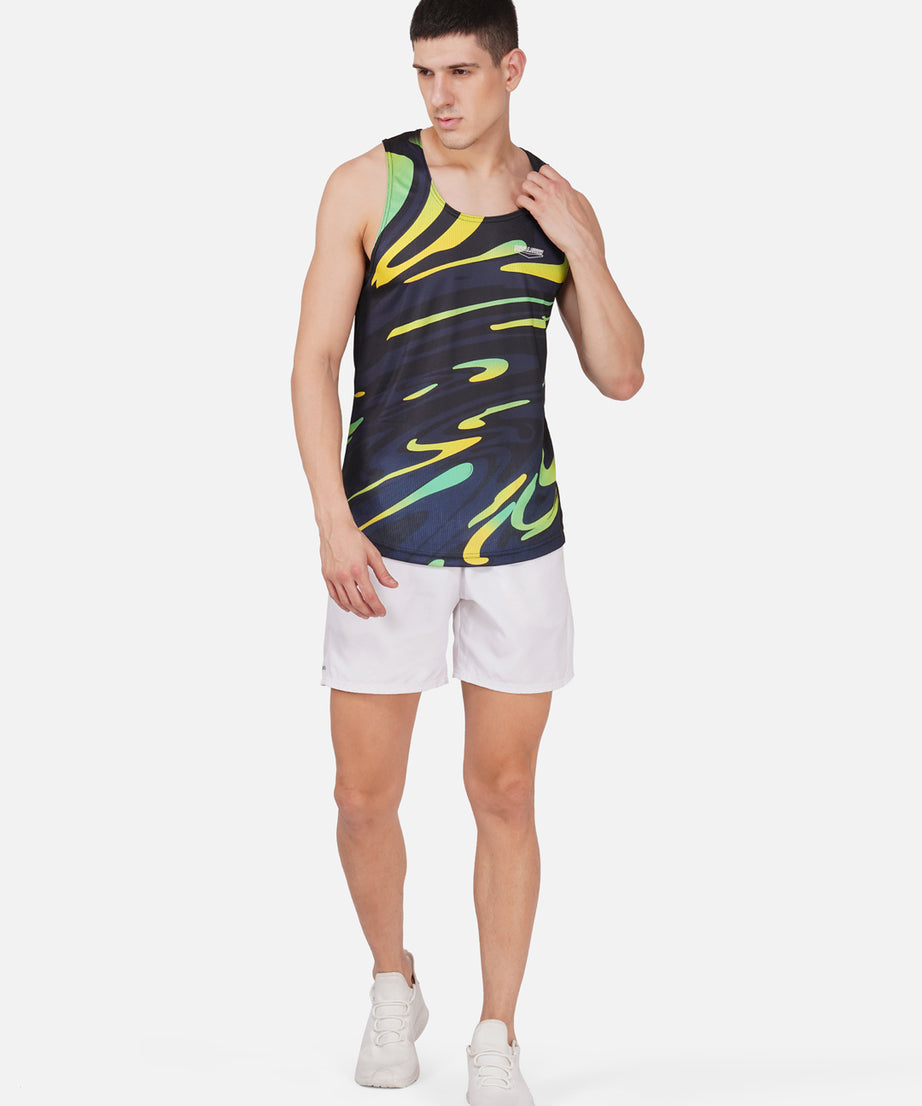 DriCHEX Neon Yellow & Black Vest for Men