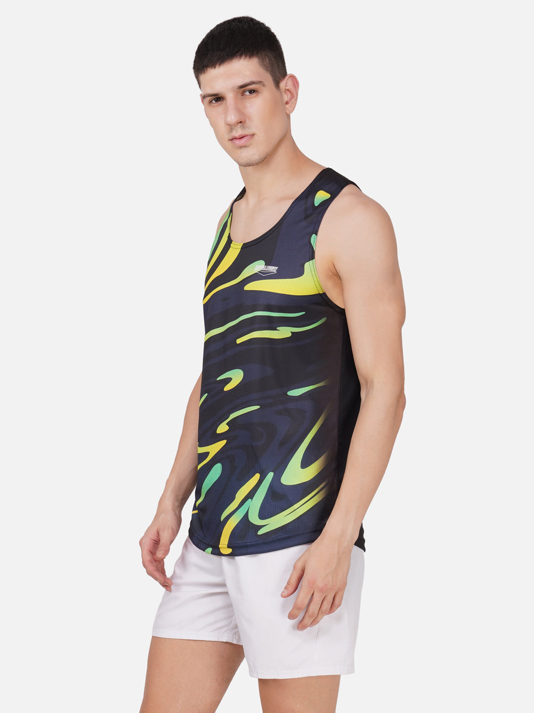 DriCHEX Neon Yellow & Black Vest for Men