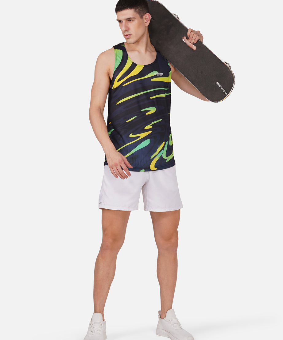 DriCHEX Neon Yellow & Black Vest for Men