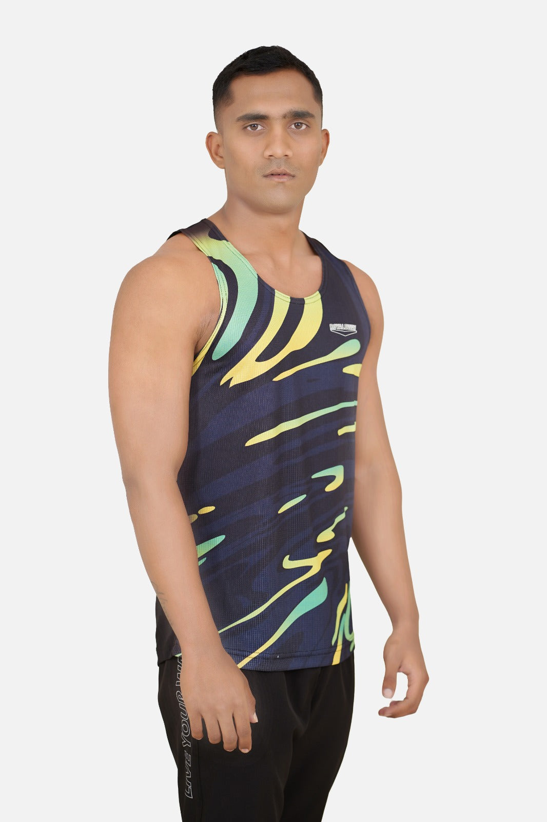 DriCHEX Neon Yellow & Black Vest for Men