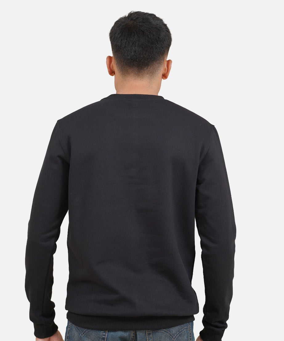 Fleece Eagle Black Sweatshirt RWM9012