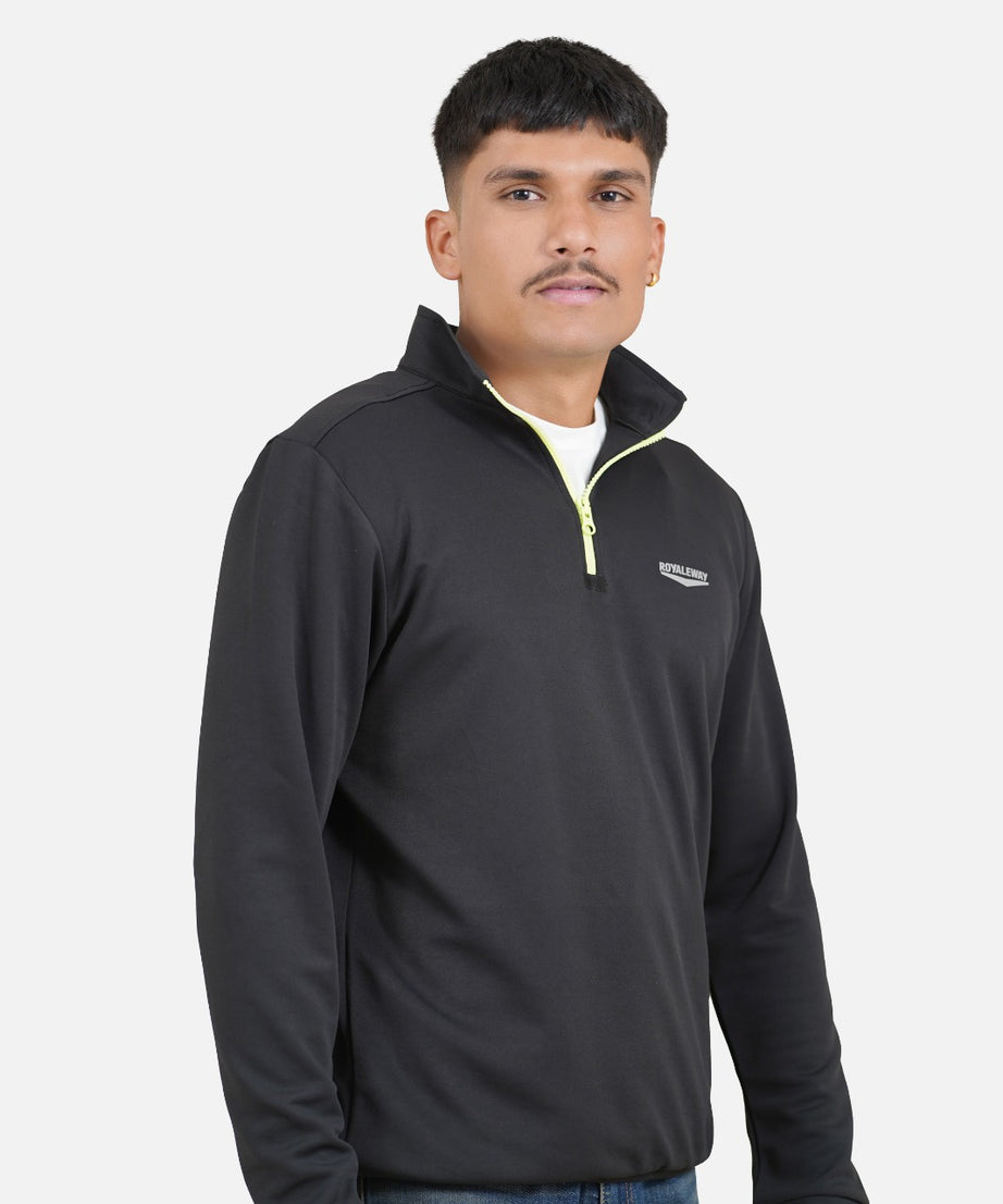 CrossFIT Neon Green Black Half Zipper Jacket RWM6001