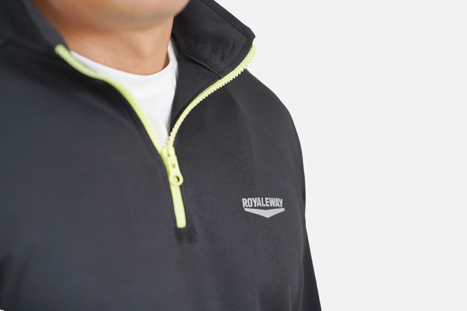 CrossFIT Neon Green Black Half Zipper Jacket RWM6001