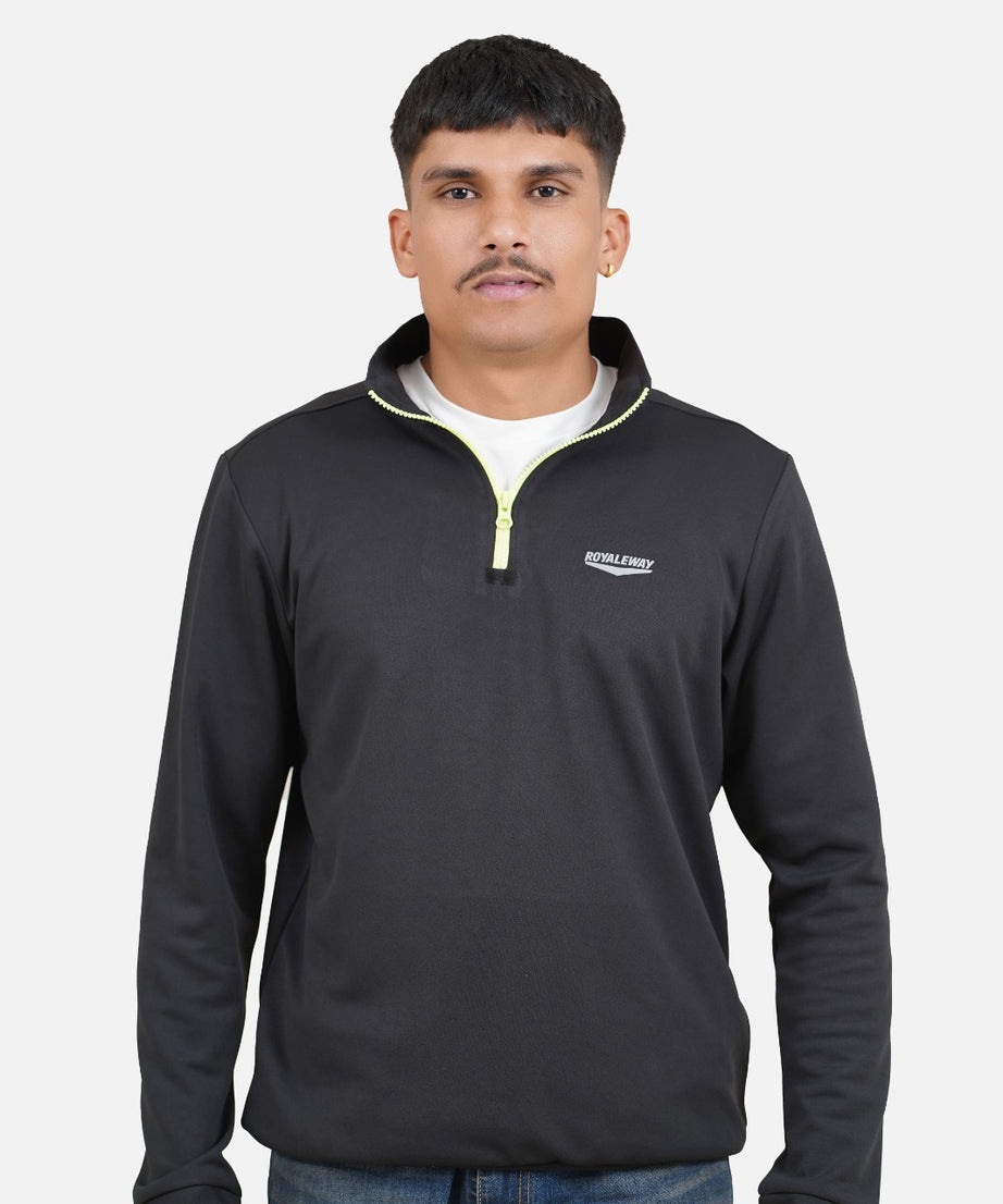 CrossFIT Neon Green Black Half Zipper Jacket RWM6001