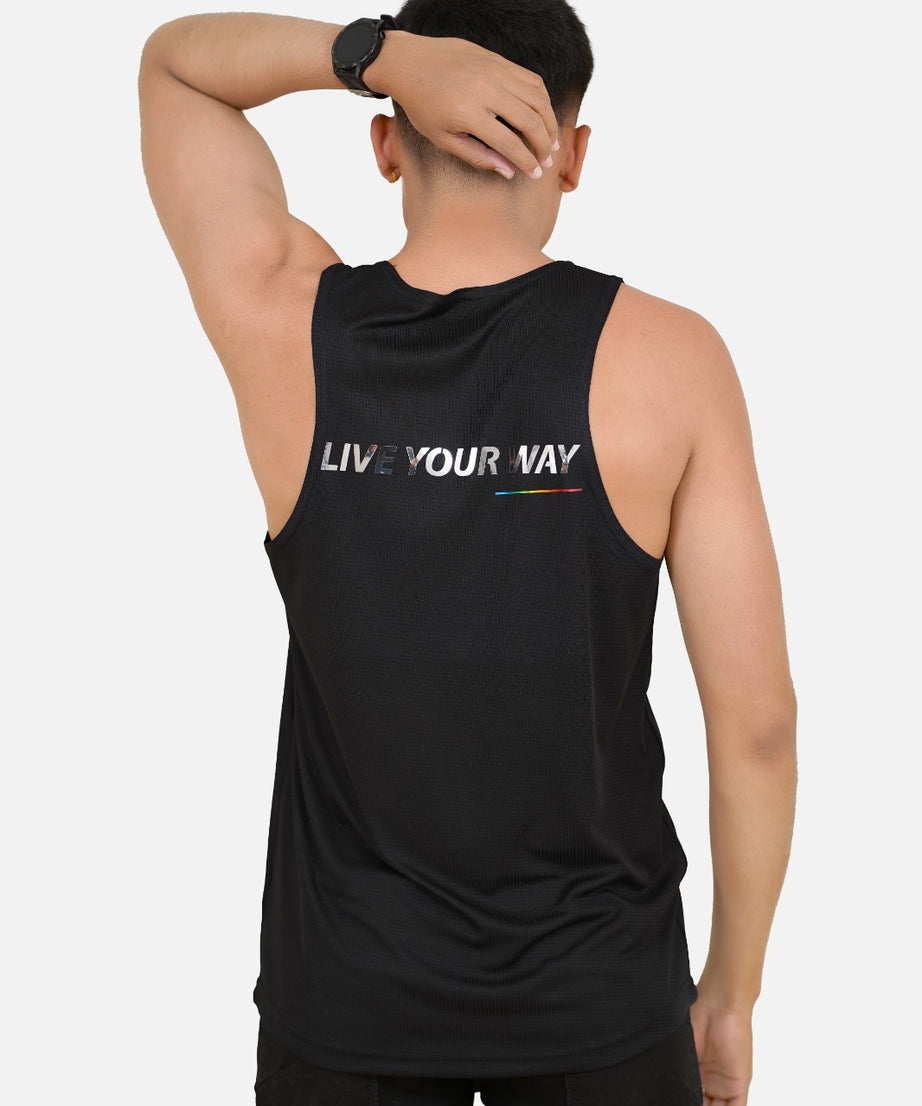 DriCHEX Premium Black Vest for Men RWM4036