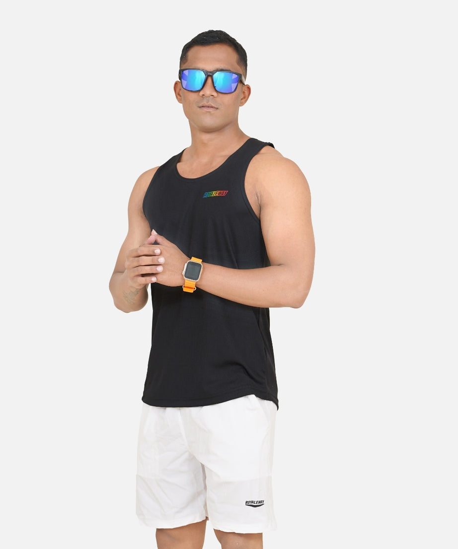 DriCHEX Premium Black Vest for Men RWM4036