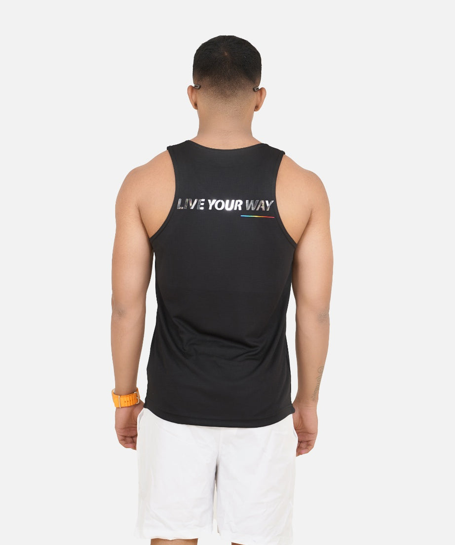 DriCHEX Premium Black Vest for Men RWM4036