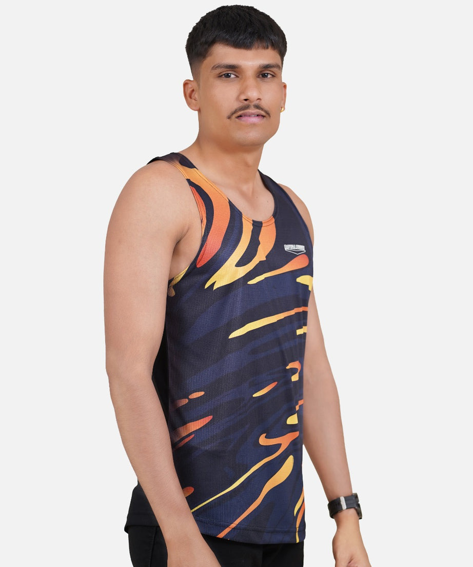 DriCHEX Neon Orange & Black Vest for Men RWM4034