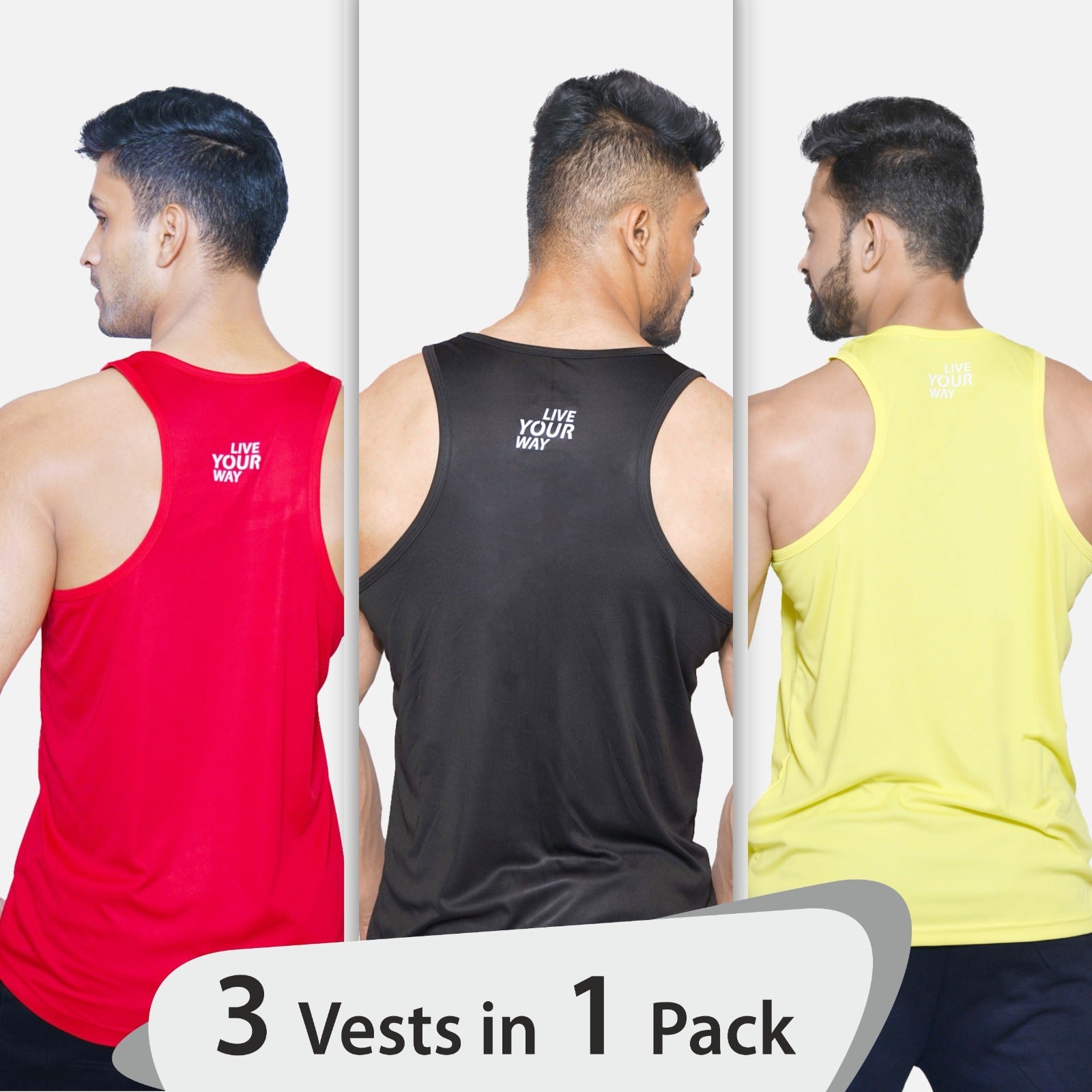 3 Vests in 1 Pack Vests Bundle - royaleway.com