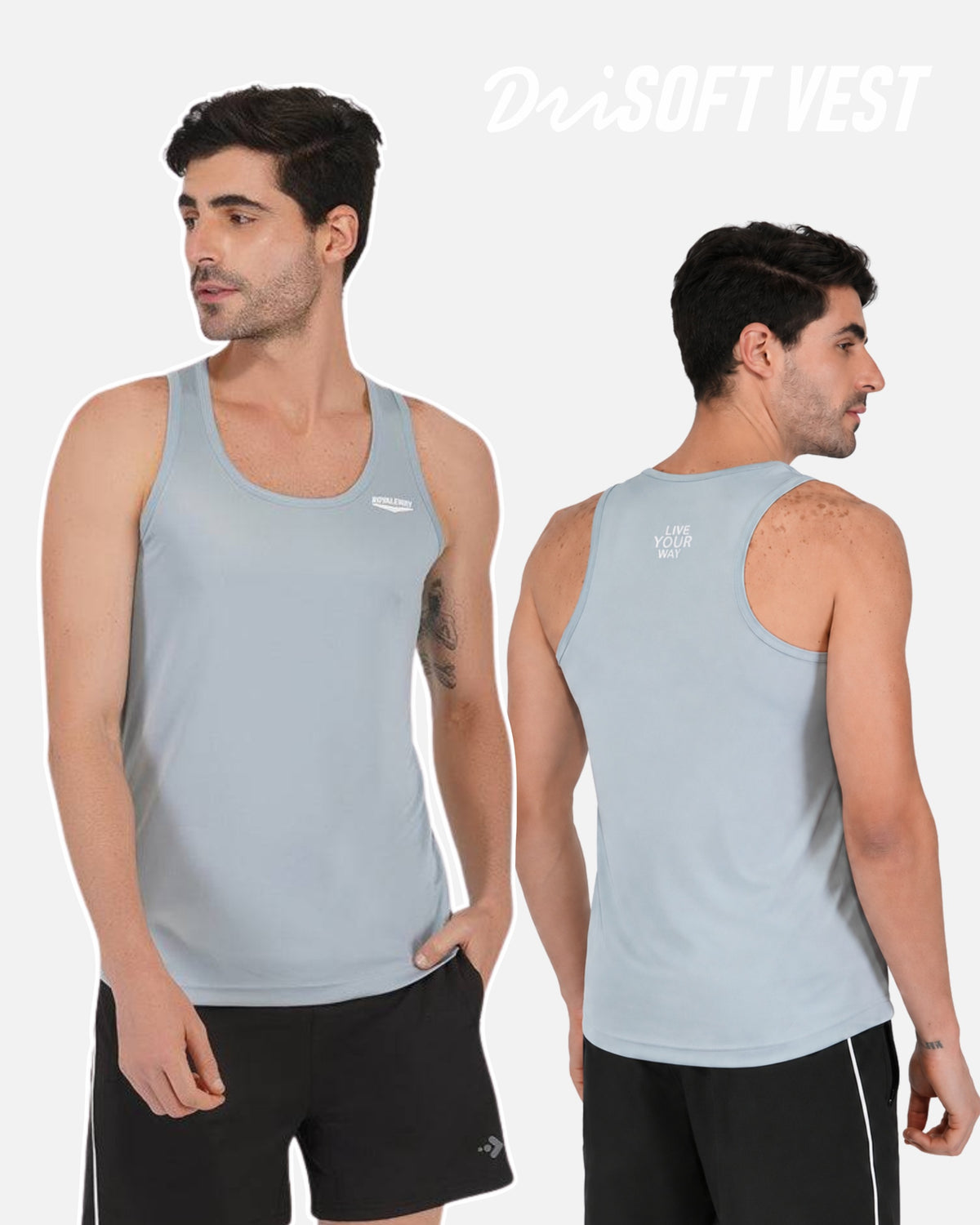 DriSOFT Ash Blue Vest RWM4012
