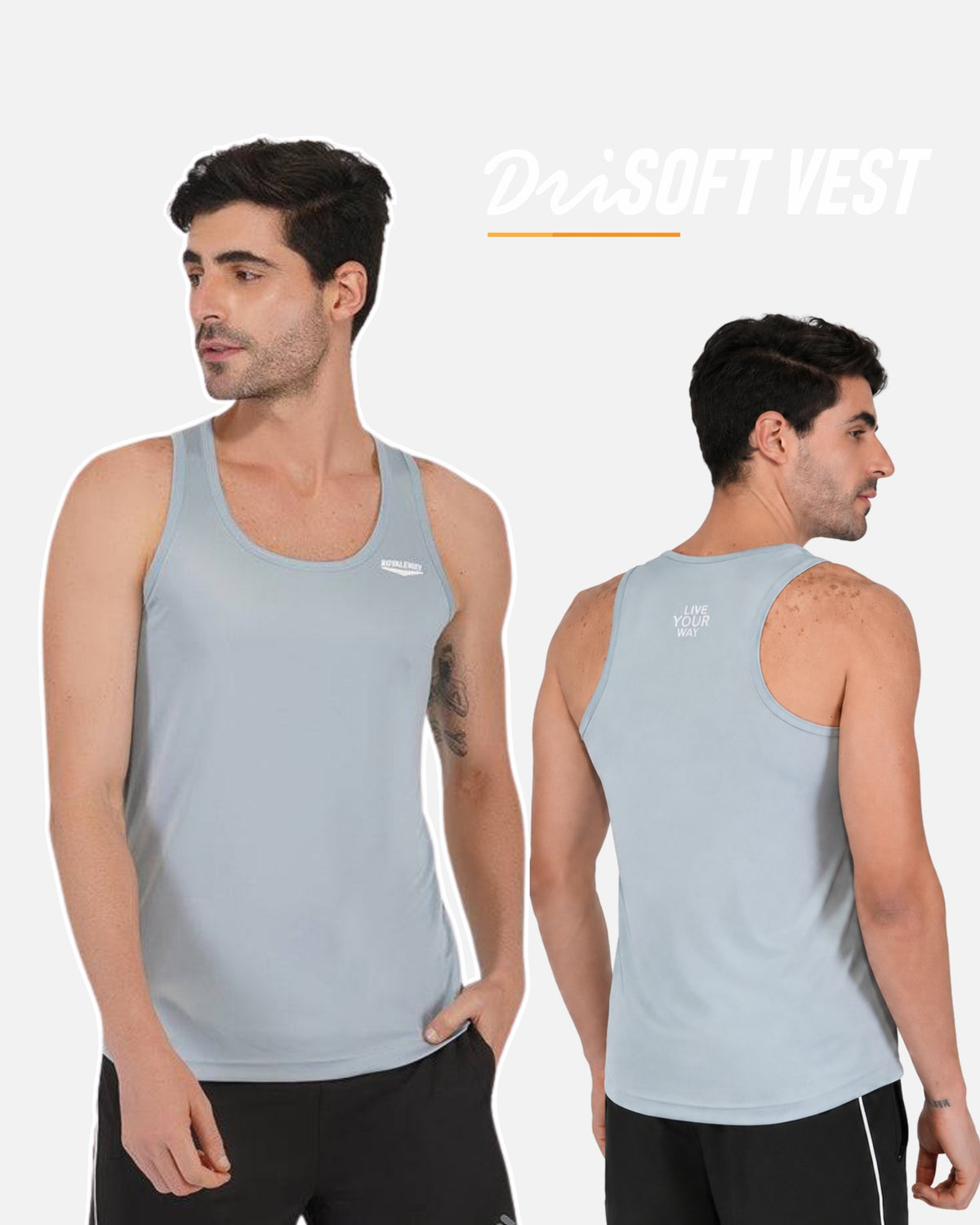 DriSOFT Ash Blue Vest RWM4012