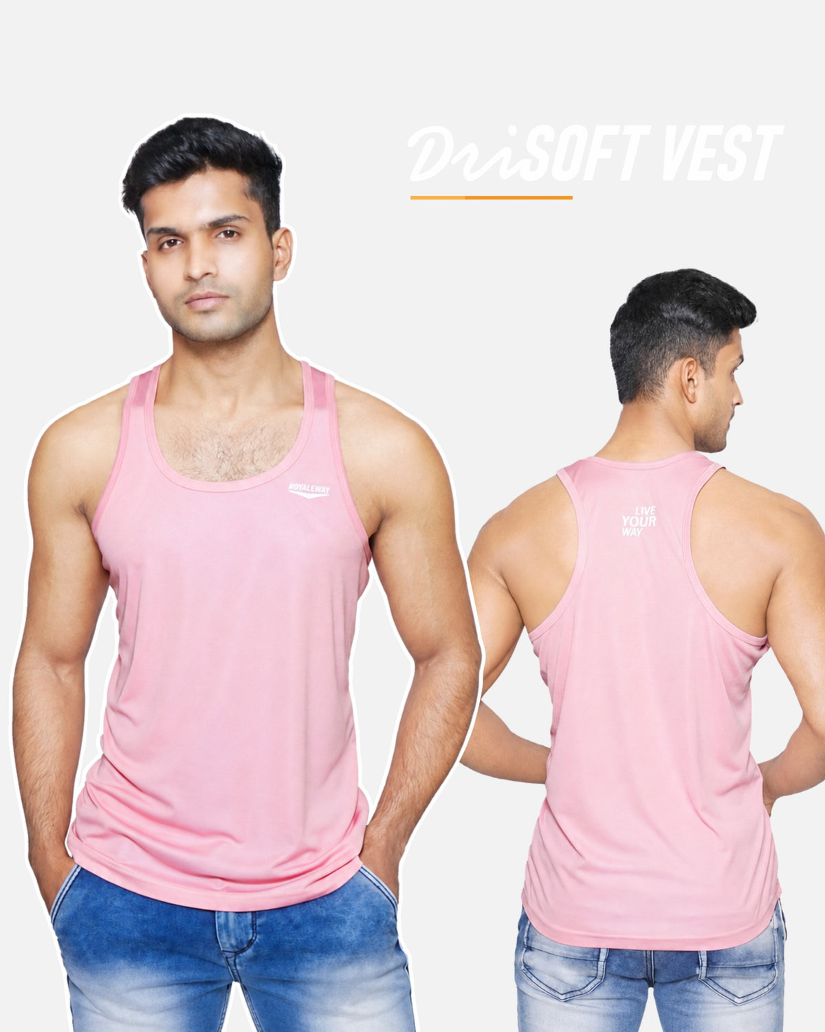 DriSOFT Pink Vest RWM4016