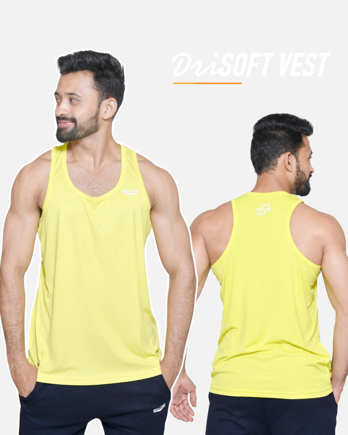 DriSOFT Lemon Yellow Vest RWM4014