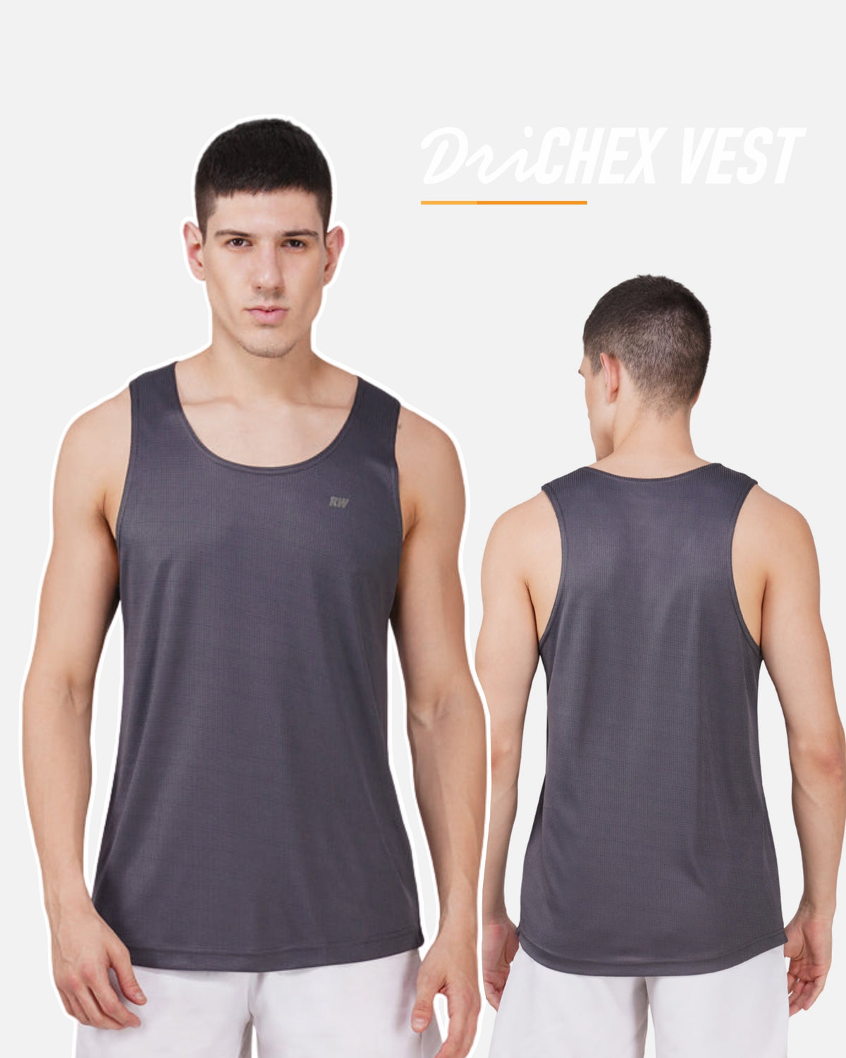 DriCHEX Grey Vest for Men