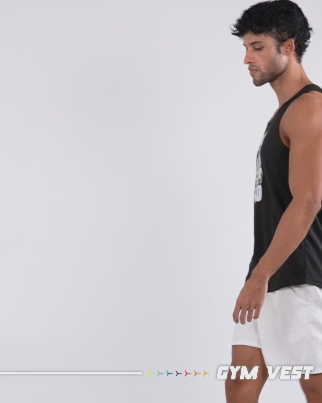 Work Hard Black Men Vest