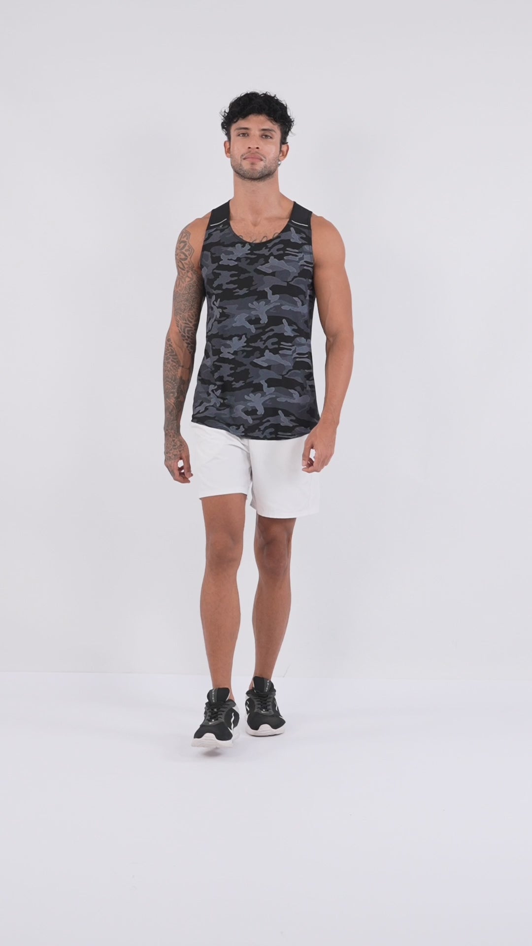 Camo Black Men Vest