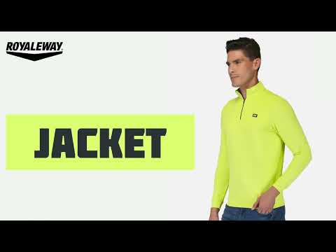 CrossFIT Neon Green Half Zipper Jacket RWM6031